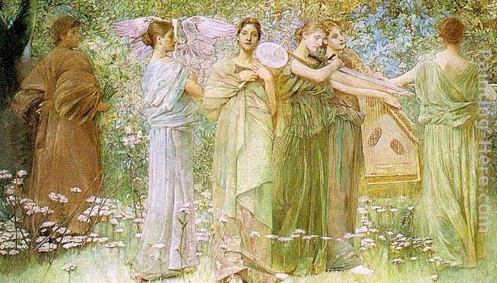 Thomas Wilmer Dewing The Days